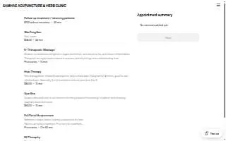 Samhae Acupuncture Herb Clinic website