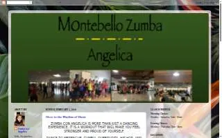 Zumba con Angelica website