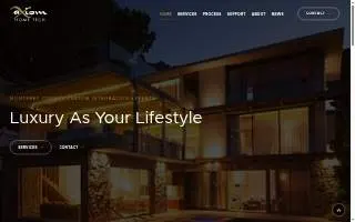 Axiom Home Tech website
