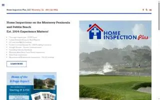 Home Inspection Plus, LLC of Monterey website