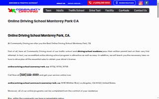 Community Driving School of Monterey Park