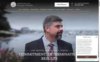 Law Offices of William V. Pernik website
