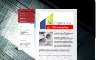 NL Engineering & Surveying website