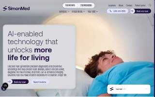 SimonMed Imaging - Monterey website