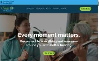 Conejo Hearing Center of Moorpark website