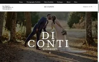 DiConti Weddings website