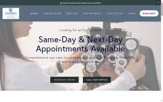 Eyes On LA Optometry website