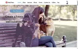 heidipaws website