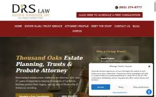The Law Offices of David R. Schneider, APC website