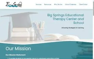 Big Springs Educational Therapy website