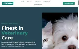 Morgan Hill Animal Hospital website