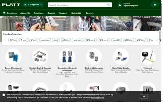 Platt Electric Supply of West Haven website