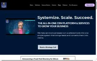 Quantum Vision Consulting website