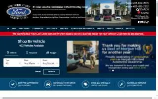 The Ford Store Morgan Hill website