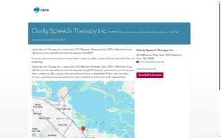 Clarity Speech Therapy, Inc.