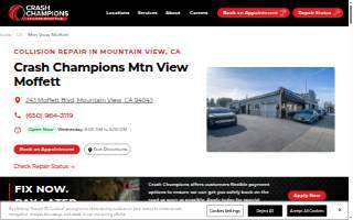 Crash Champions Collision Repair Mtn View Moffett
