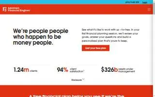 Edelman Financial Engines of Mountain View website
