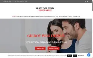 GilroyWebDesign website