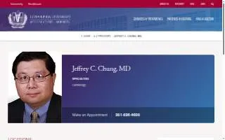 Chung Jeffrey C website