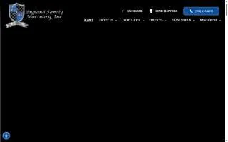 England Family Mortuary, Inc. website