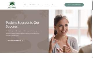 Five Oaks Speech Therapy Services website