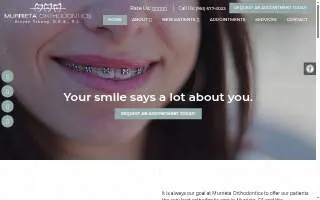 Murrieta Orthodontics website