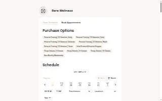 Bare Wellness website