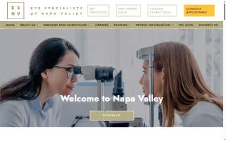 Eye Specialists of Napa Valley website