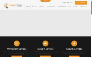 FormaTech IT Services website