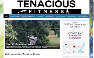 Napa Tenacious Fitness website