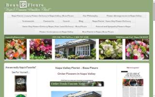 Napa Valley Flowers Beau Fleurs