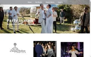 SnapStation Rentals website