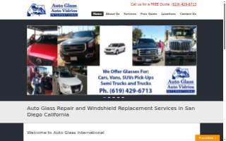 Auto Glass International website