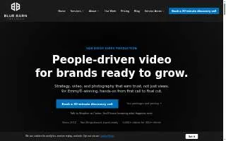Blue Barn Creative website