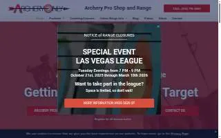 Archery Only The Pro Shop website