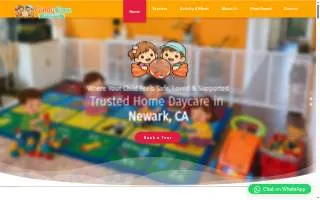 Candycone Academy Home Daycare website