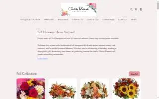 Chicky Blooms Flowers + Events Niles website