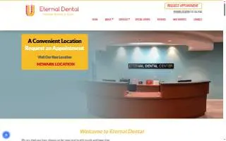 Eternal Dental Center - Kamini Patel DDS, Newark Dentist website