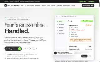 High Tech Websites