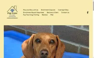 PupTown Dog Daycare & Boarding of Newark website