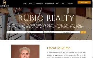 Rubio Realty & Mortgage, INC. website