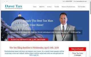 Dave Tax website