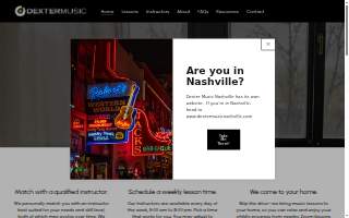 Dexter Music website
