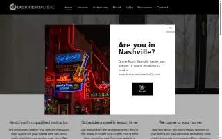 Dexter Music website