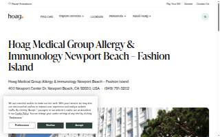 Hoag Medical Group Allergy & Immunology - Newport Beach