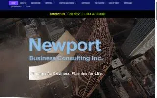 Newport Business Consulting, Inc. website