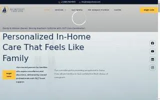 Newport Home Care website