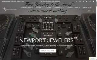 Newport Jewelers website