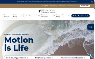 Newport Orthopedic Institute: Michael Hunter, MD