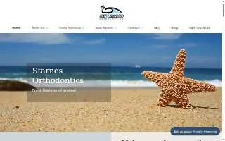 Starnes Orthodontics website